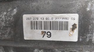 Mercedes-benz 2072701300 caja cambios clase 245792