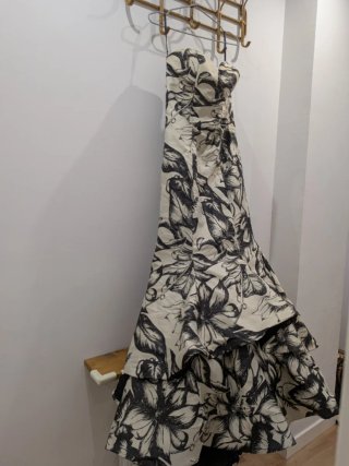 Vestido fiesta estampado floral