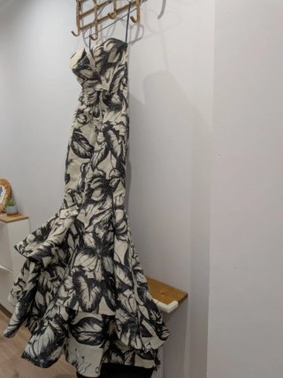 Vestido fiesta estampado floral