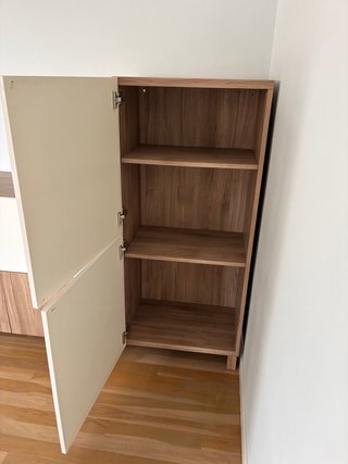 Mueble IKEA BESTÅ Roble/Blanco