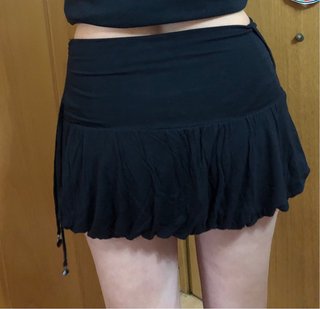 Minifalda Stradivarius Talla 36 Negra