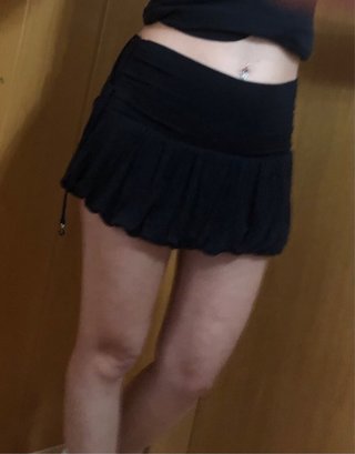Minifalda Stradivarius Talla 36 Negra