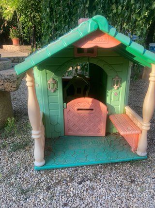 Casita de jardín de plástico