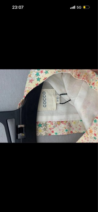 Mono Gocco niña estampado con etiqueta