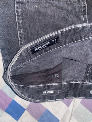 Pull&Bear Pantalones Cargo Negros
