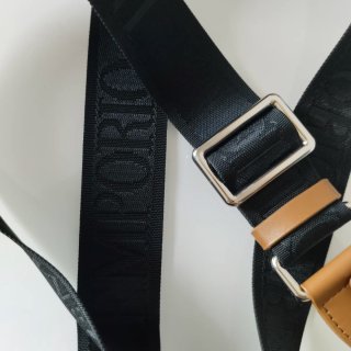 Bandolera Emporio Armani Negra y Marrón