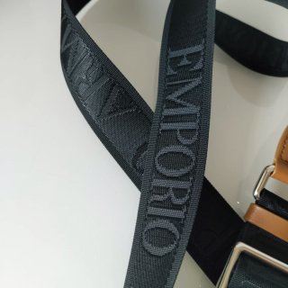 Bandolera Emporio Armani Negra y Marrón