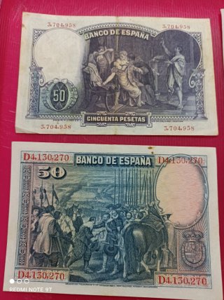 BILLETES Y MONEDAS ANTIGUAS