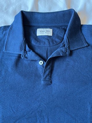 Polo Sfera Piqué Azul Talla M