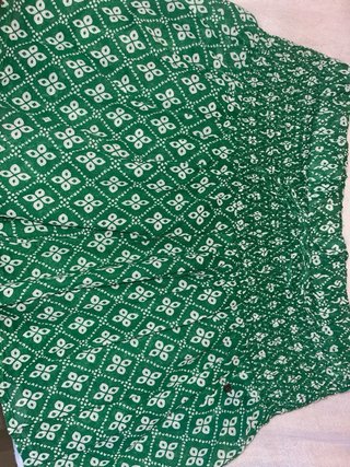 Falda pantalón teen Brownie verde