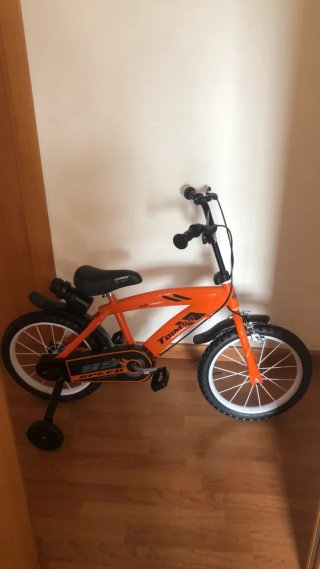 Bicicleta infantil naranja TOMSA 16