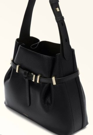 Bolso Saco Furla Aura Piel Negra
