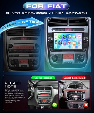 NUEVO! (200€) Radio Coche Fiat Punto 2005-2012