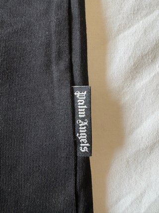 Camiseta Palm Angels Negra y Azul Talla M