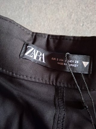 Pantaloni corti shorts neri donna o ragazza Zara S