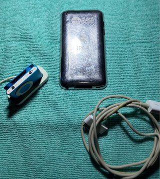 iPod Touch y iPod Shuffle azul