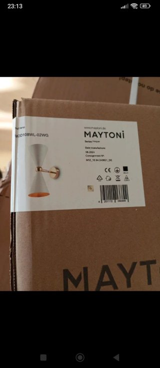 Par de apliques Maytoni nuevos