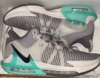 Zapatillas Nike niño baloncesto gris/verde