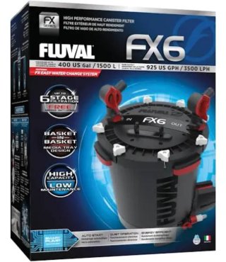 2 Filtros Fluval FX6 (400 Gal/1500 L)