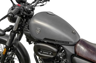 Cyclone RA 125 cc Moto Negra mate - Gris mate