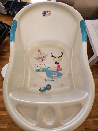 Bañera bebé con soporte plegable