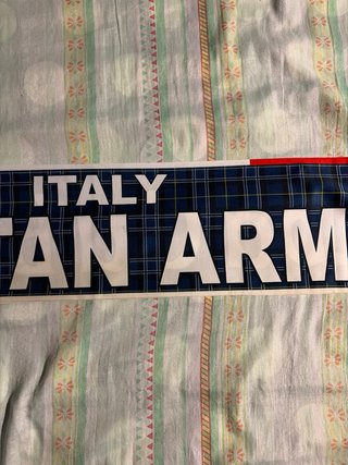 Sciarpa Tartan Army Scotland Italy