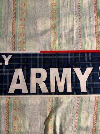 Sciarpa Tartan Army Scotland Italy