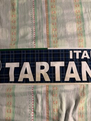 Sciarpa Tartan Army Scotland Italy