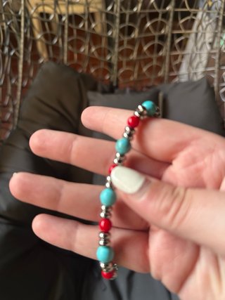 Bracciale Agata Pasta Turchese e Acciaio