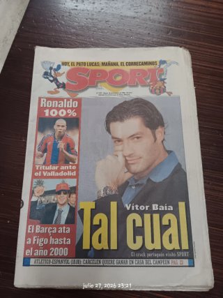 Periódico SPORT CF Barcelona 1996