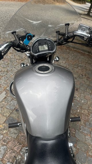 Mota Hyosung Aquila Pro 650 Cinza/Prata