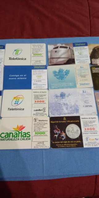 Collezione di carte telefoniche anni '90 di Cabina