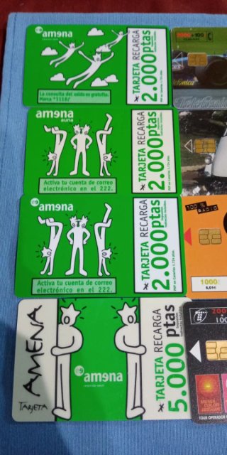 Collezione di carte telefoniche anni '90 di Cabina