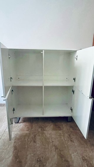 Mobile moderno bianco 101x40x110 cm