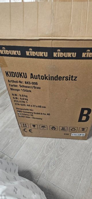 Silla de coche KIDUKU + Protector de asiento