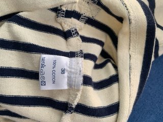 Camiseta Rayas Batela Talla 38 Ancla