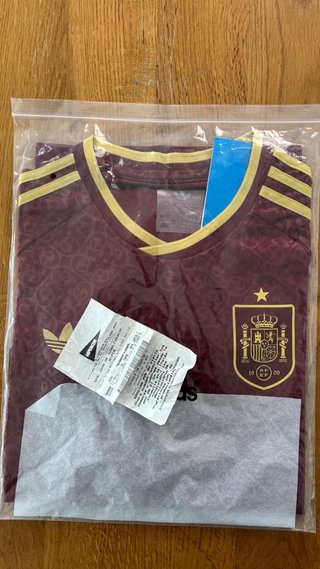 Liquidación Camiseta Hombre España Roja y Dorada