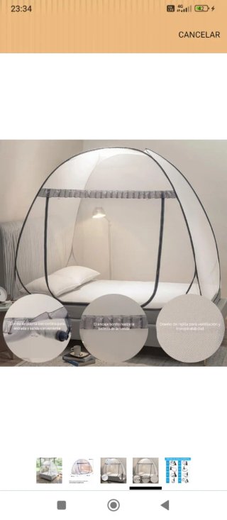 Mosquitera Cama 150x200x155