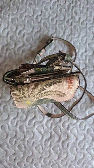 Bolso de mano estampado tropical