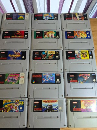 Lote juegos super nintendo snes