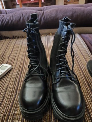Botas militares negras talla 37