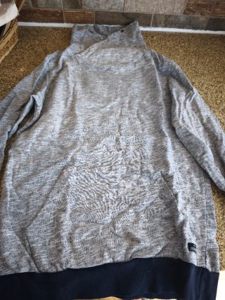 Camisola cinza mesclada