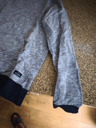 Camisola cinza mesclada