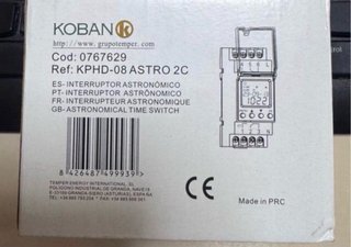 Reloj Programador KOBAN KPHD-08 ASTRO 2C