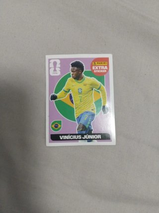 Panini Extra Sticker Vinicius Junior Brasil