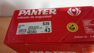 Zapatos seguridad Panter Vita Eco a estrenar 43