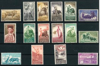 Serie Tauromaquia 1960 Edifil 1254/69 R58.1