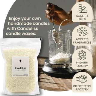 Cera de parafina para velas 2 kg