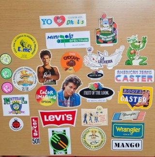 Pegatinas Vintage 80s 90s