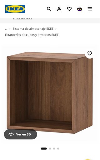 Cubo Estantería Madera Marrón